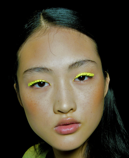 furples:  Jing Wen @ Massimo Rebecchi Spring 2014