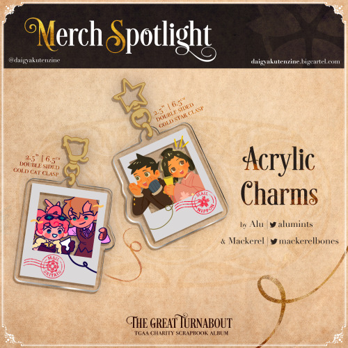  MERCH SPOTLIGHT Snap a photo with your newest travel companions: this duo of collaborative charms f