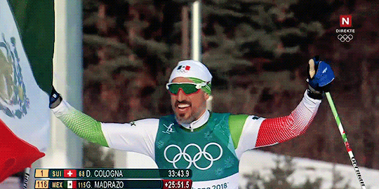 sashosasho:   This is what Olympics are about: German Madrazo from Mexico was extremely