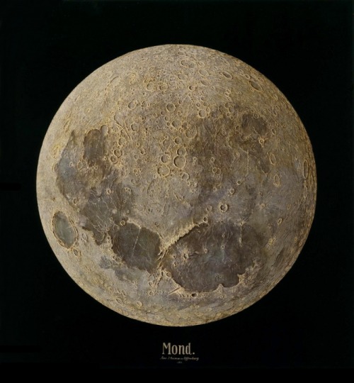  “The painting was created in 1888 by Julius Grimm (1842-1906), a German scientific photographer whose techniques of mapping the surface of the moon became famous when his acclaimed Atlas der Astrophysik was published in 1881. After meeting the Grand