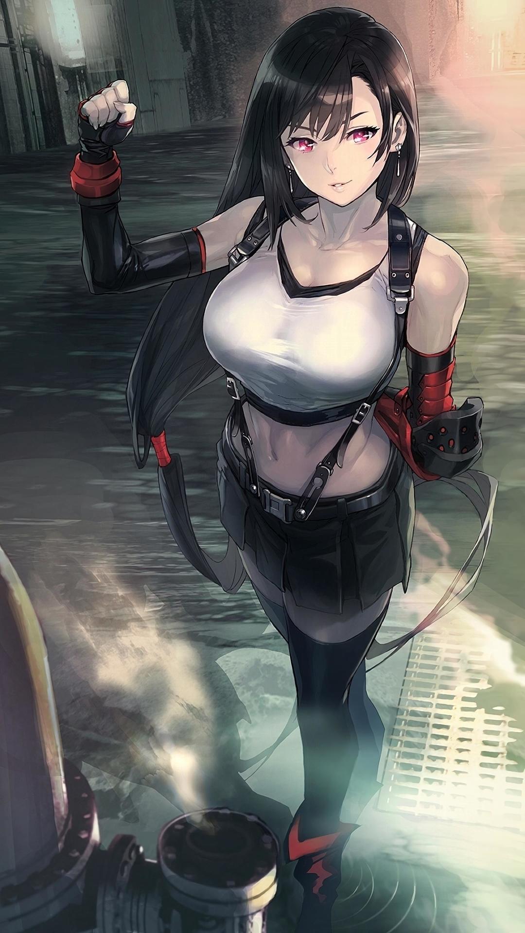 Anime Wallpapers Tifa Lockhart Ffvii 1440x2560