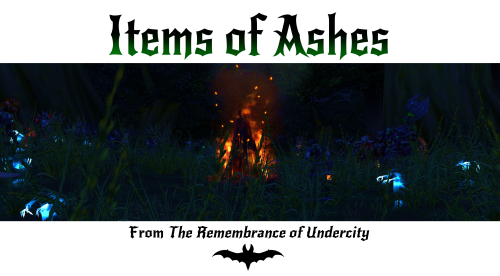 During the Remembrance of Undercity, we had a segment titled The Ceremony of Embers and Spirit in wh