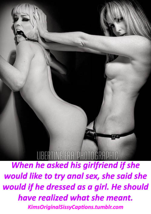 sissyhumiliationfantasies:kimsoriginalsissycaptions:Original caption by KimWhere sissies are excruci