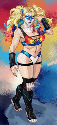 diepod-stuff:  When’s the WWE Mika costume. MikaMania damn it.  Or should she be Rainbowdust? 