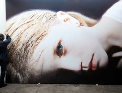 jonyorkblog:  Gottfried HelnweinHelnwein with Head of a Child 14 (Anna), 2012 