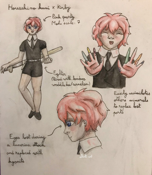 A Little Crossover Between Kirby And Houseki No Kuni / Land Of The Lustrous !