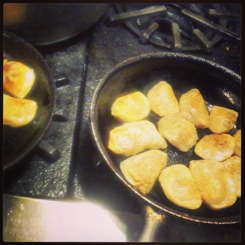 #tbt to the time we made #vegan perogies for @weird_al_yankovic_ #justeatit Join us starting today@5