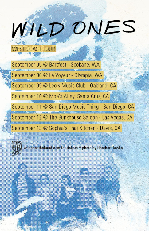 topshelfrecords:
“Next month Wild Ones will be playing some west coast tour dates — info below!
• September 05 @ Bartfest - Spokane, WA
• September 06 @ Le Voyeur - Olympia, WA
• September 09 @ Leo’s Music Club - Oakland, CA
• September 10 @ Moe’s...