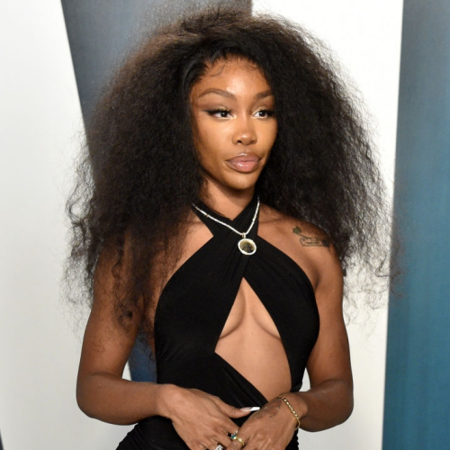 wickedicons: sza attends the 2020 vanity fair oscar party