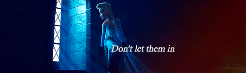  Conceal, don’t feel, don’t let them know… 