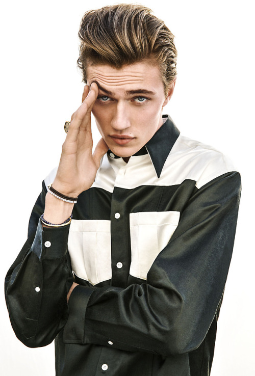 The heartbreak kid: Lucky Blue Smith wears CALVIN KLEIN 205W39NYC on the cover of GQ Spain’s March i