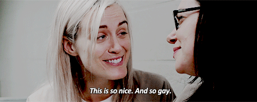 amessantiagoz:  Rosa and Gina: *look at each other like this*me: