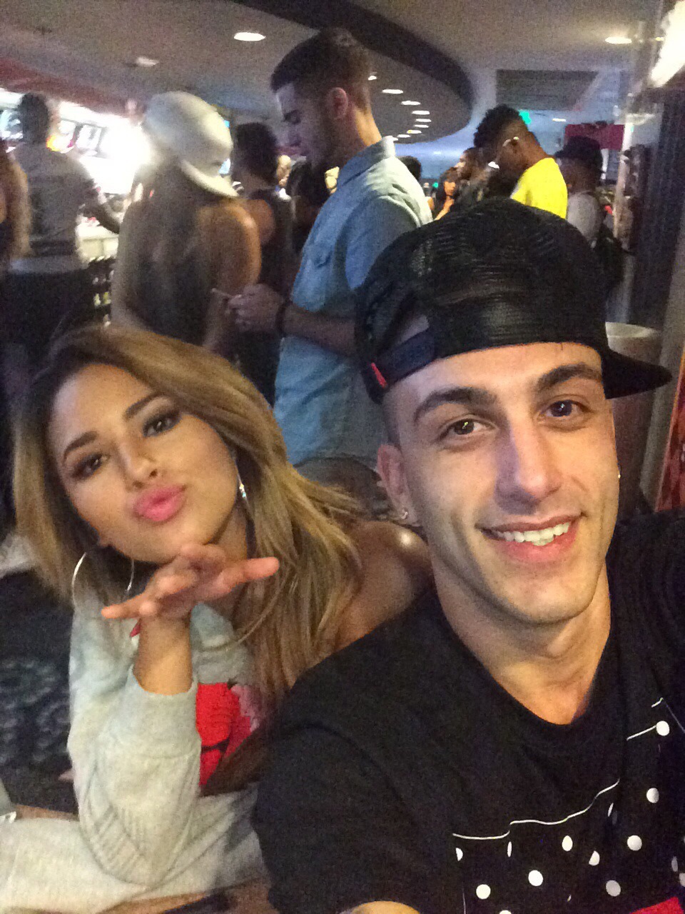 villegas-news:  pierre: Night out w/ @jasminev and friends. #bowling