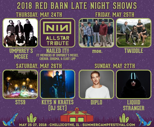 Reminder SCampers !!! Tickets for individual Red Barn Late Night Shows go on sale Today, 5/11, at 12:00PM CDT. As the capacity of the Red Barn is small and tickets are limited, we expect them to sell out very fast. Be ready at noon in order to have a...