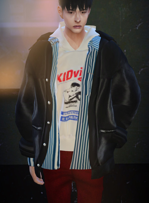 timoni66: simsimi-only-mine:SIMSIMI S4 RECOLOR 01 Marigold Denim Jacket Texture by simsimi + Mesh 