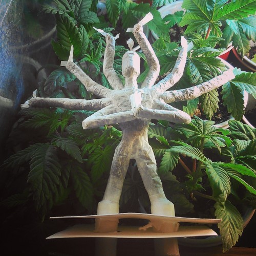 r-trees-blog: This is the hindu god Shiva, as a joint. Made using these papers www.rollingpap