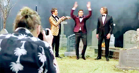 jensen-jay:   Misha Collins, Jensen Ackles and Jared Padalecki - EW cover shoot (x)