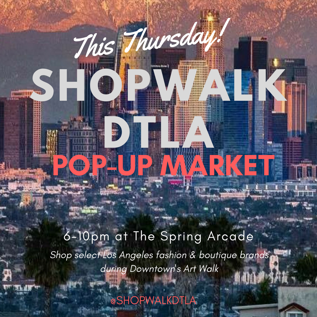 December was another fun night at Shopwalk! Shopwalk DTLA: join us the 2nd Thursday of every month during the Downtown Los Angeles Art Walk.