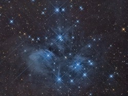 just&ndash;space:  The Pleiades Open Cluster  js