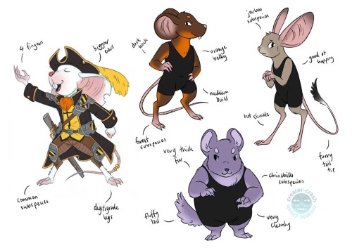  Some Ysoki subspecies, they’re a bit mousier than the rat-men they were meant to be, but I th