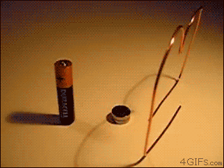 The simplest battery motors
