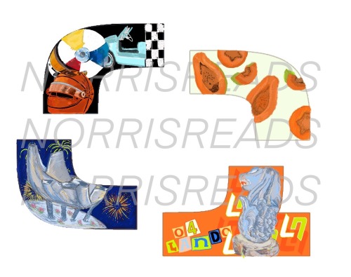 This Is My Submission For The Quadrant Design For Landos Helmet In Singapore GP!!!!! Its Not The Best
