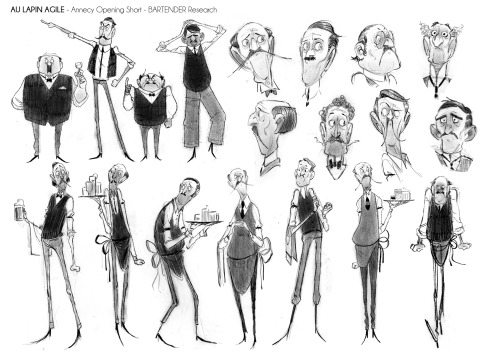 Character Design research that I did for Annecy festival opening short.The movie along with more con