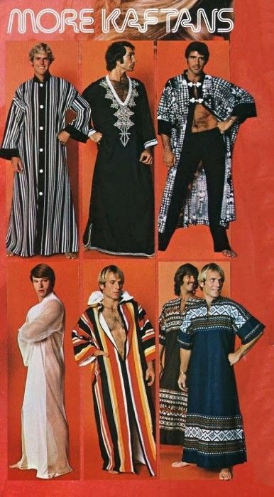 belovedgoofball: squareallworthy: vintageadvertising:MORE KAFTANS (thank god!) 1970s ad these are ac