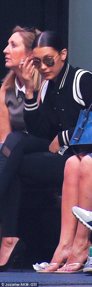 hadidnews:  August 13: Bella after the Samsung Galaxy event in New York City.  