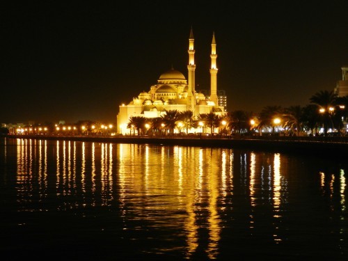 Al-Noor Mosque in Sharjah, United Arab Emirates