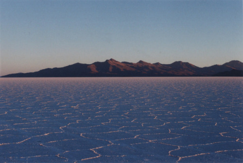 The salt flat at Uyuni