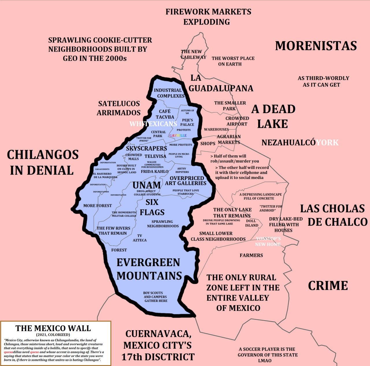 Stereotype Map Of Mexico And Mexico City 21 Maps On The Web Stereotype Map Of Mexico And Mexico City 21 Maps On The Web