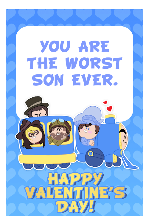 the-devil-has-shotgun:  @vanduobones made these awesome valentines and I couldn’t help but add a bunch of game grumps quotes to them. Go check out her art, it’s amazing! Happy Valentines Day!  