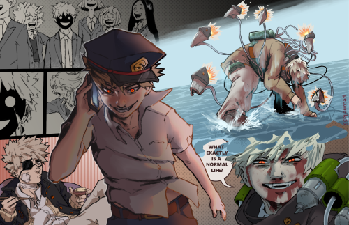 Kacchan As Toga AU Inspired By @miauiz ^•,,♡•,,^ 🧡 Thank You Sm!! I Love This AU! 🤸💥