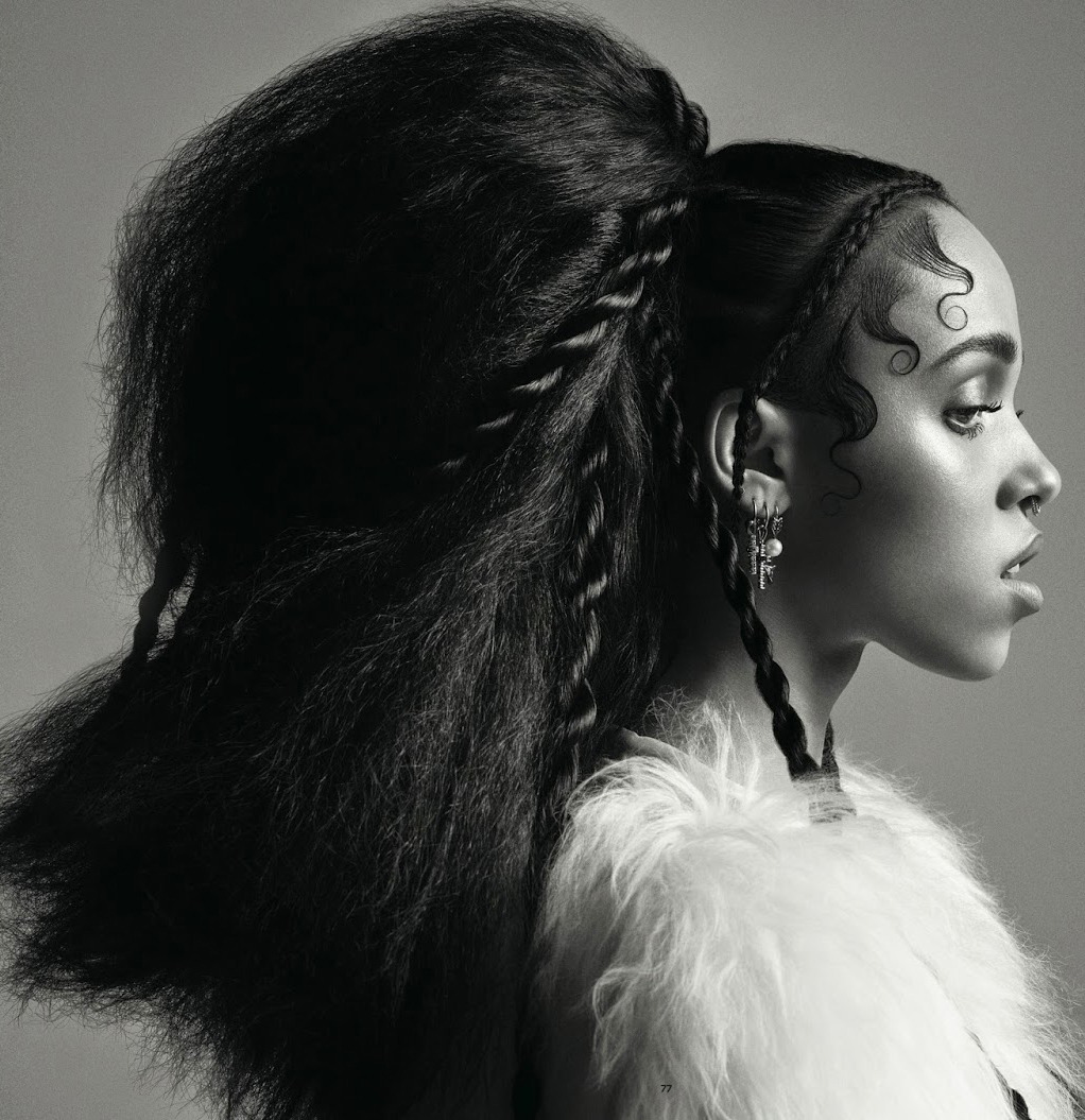 e-brat:   British singer/songwriter FKA twigs photographed by Inez &amp; Vinoodh