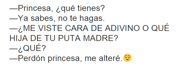 Ella no estaba enojada; estaba triste.