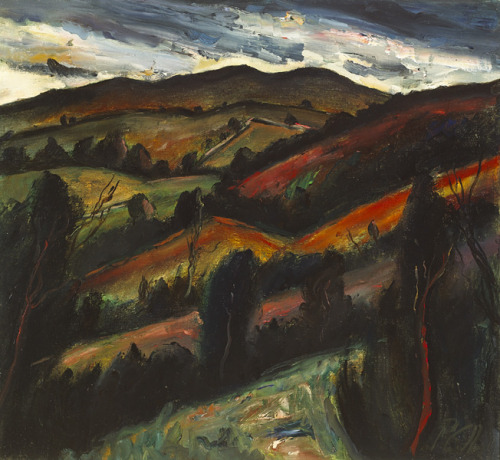 thunderstruck9:Peter Collis (1929-2012), Sligo Landscape. Oil on canvas, 22 x 24 in.