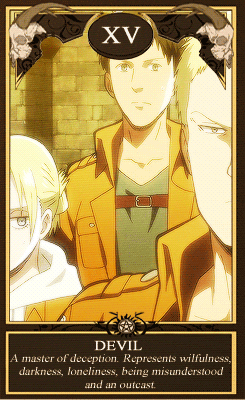 hollowrain1:  nmomotaromikoshiba:  Shingeki no TAROT↳ The Major Arcana Tarot