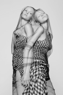 senyahearts:  Sasha Luss and Daria Strokous for V Magazine #94, Spring 2015Photographed by: Pierre Debusschere 