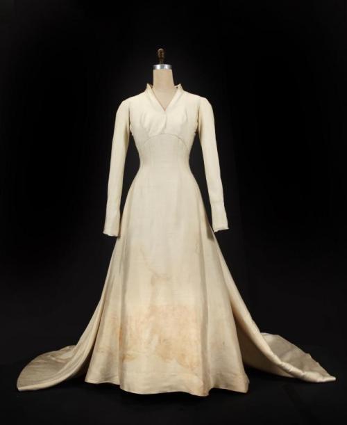 fashionsfromhistory:Wedding Costume for Julie Andrews as Maria in “The Sound of Music”Dorothy Jeakin