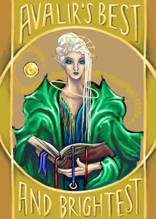 eldritchadept:  Keeper of Scrolls, Archmage of the Librarium Incantatum Patia Por'co!2nd of a set of