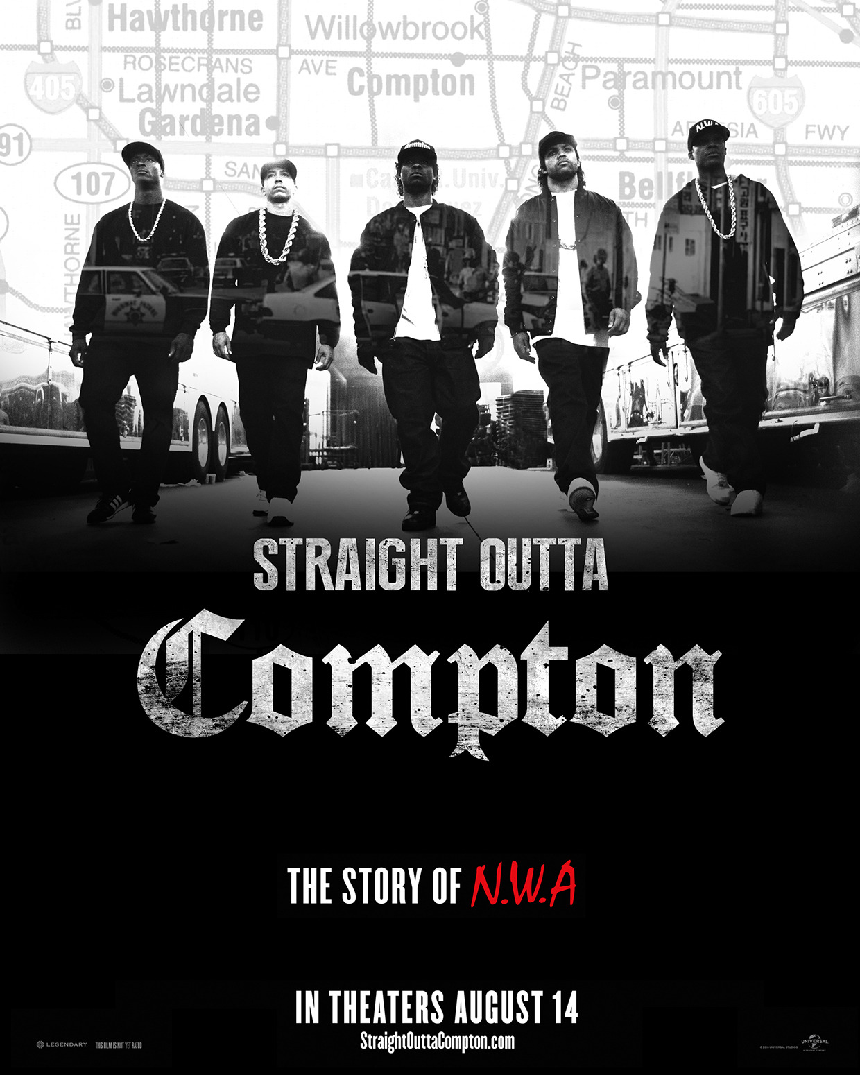 Straight Outta Compton Movie Dj Yella Dr Dre Eazy E Ice Cube Mc Ren