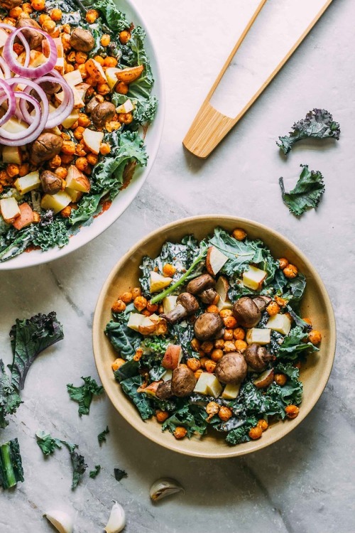 Roasted Steak-y Mushroom Kale SaladNo Oil Greek SaladCauliflower Quinoa Tabouli Bowls (GF)Spicy Thai