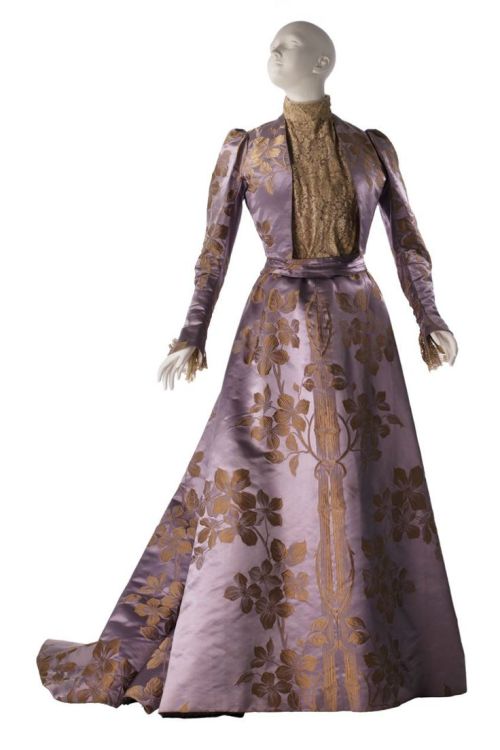 Afternoon DressJean-Phiippe Worth1896Jean-Philippe Worth’s stately, yet spectacular afternoon dress 