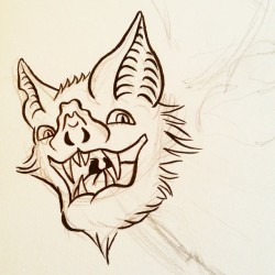 Bat Redraw. This Dude&Amp;Rsquo;S Lookin&Amp;Rsquo; Happy So Far. Mwahaha. #Mattbernson