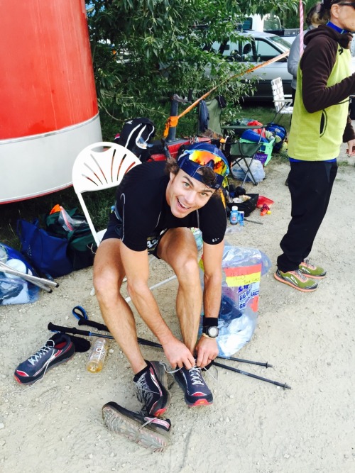 My friend Brian at the Leadville 100 Ultra Marathon in Leadville, Colorado. I was lucky enough to ru