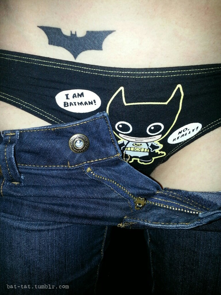 bat-tat:  My favorite batman panties :) 