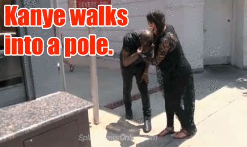 fierrrrrrce:  bosset—bitchx3:  morphinginthepuhsea:  tmz:  Kanye walks into a pole …   :[[[[[[[[[[[[[[[[  OMG Lmfao  LMAOOOO 