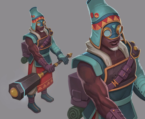 Character concept by Alexandre Leoni