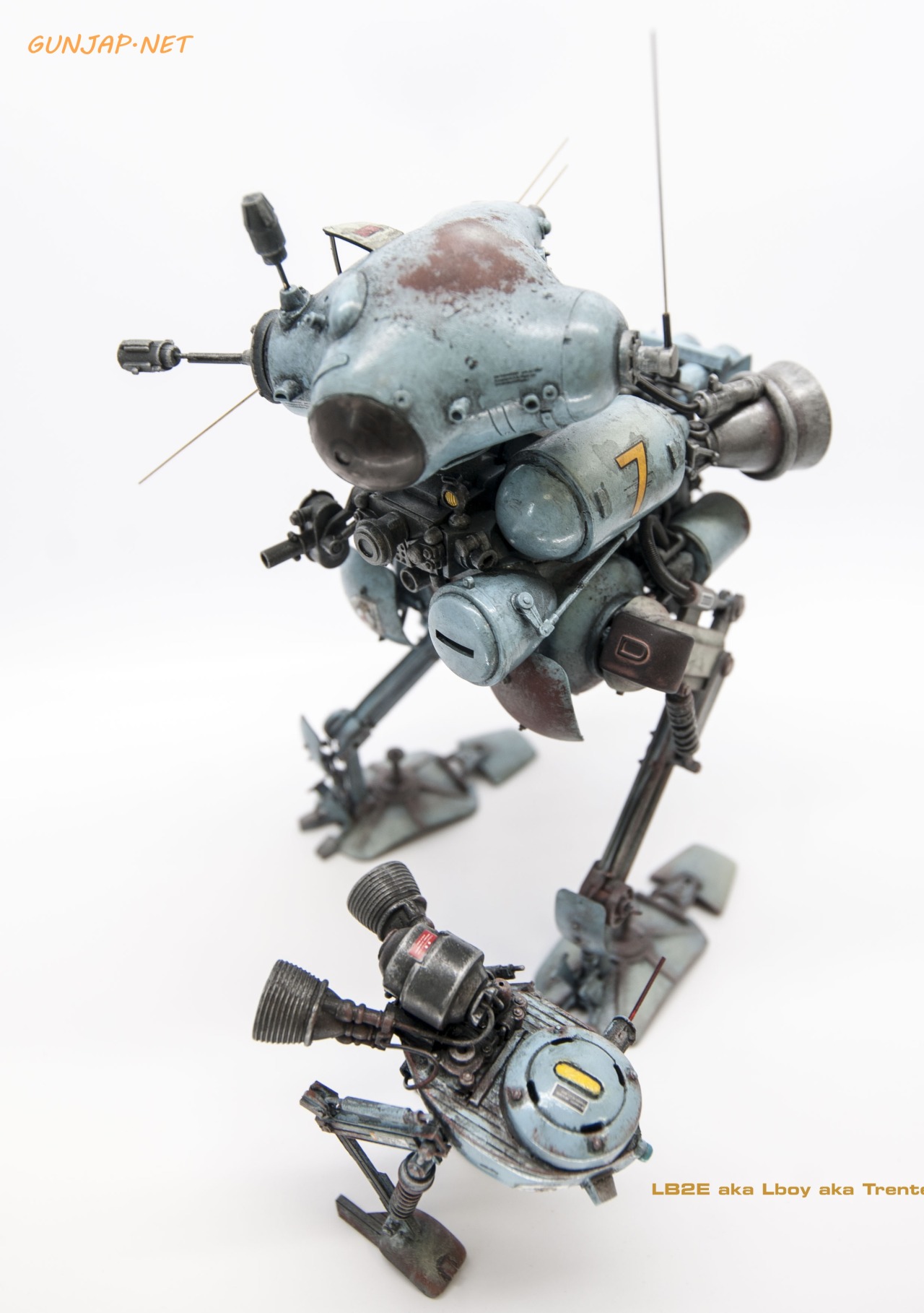 gunjap:  Lboy’s Latest custom painting and scratch creation of Maschinen Krieger